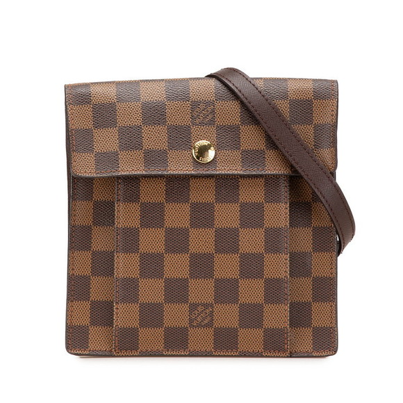 Louis Vuitton Brown Damier Pimlico Crossbody Pochette Leather - Picture 2 of 8